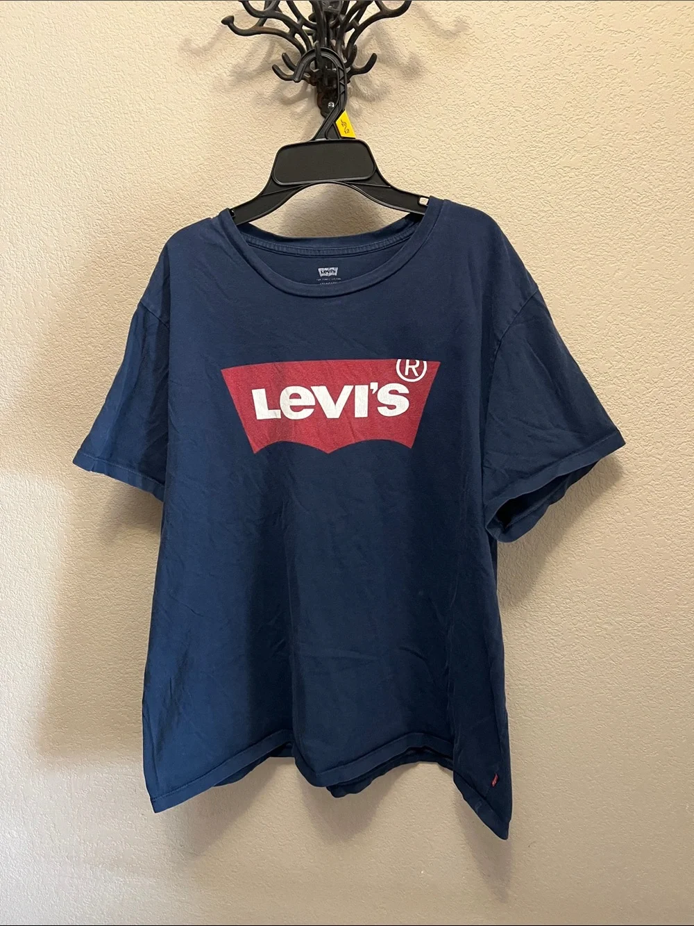Levi's Navy Blue Tee with Red Logo